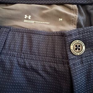 Under Armour Dark Blue Patterned Pants